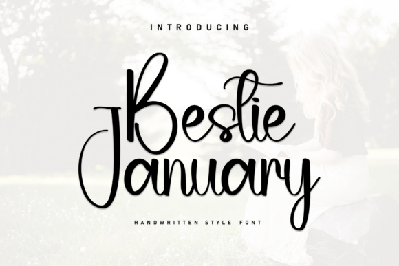 Bestie January: A Handwritten Font for Web Design