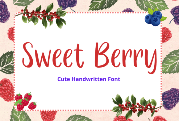 Bring Charm to Your Creations with Sweet Berry Font