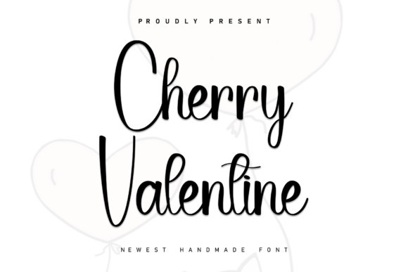 Cherry Valentine: A Handwritten Font for Bold Branding