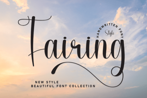 Discover Fairing: A Graceful Script Font for Editorial Design