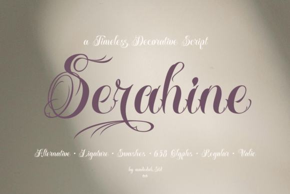 Discover Serahine: A Refined Script Font for Editorial Design