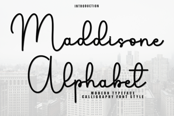 Elevate Your Brand with Maddisone Alphabet Font