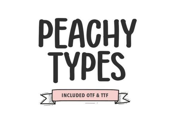 Elevate Your Brand with Peachy Types: A Stylish Script Font