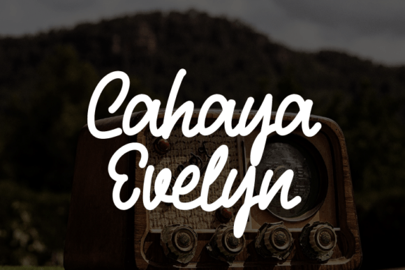 Enhance Your Brand with Cahaya Evelyn Font