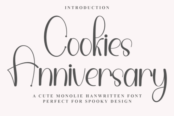 Enhance Your Brand with Cookies Anniversary Font