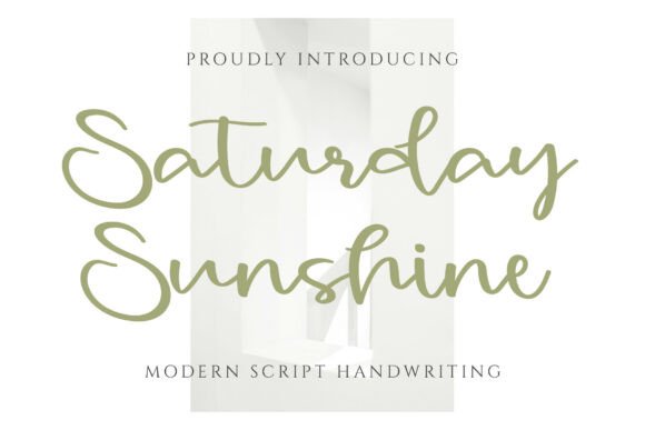 Enhance Your Brand with Saturday Sunshine Font