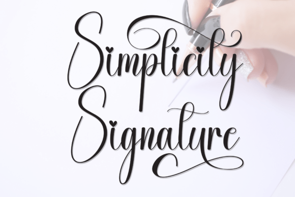 Enhance Your Brand with Simplicity Signature Font