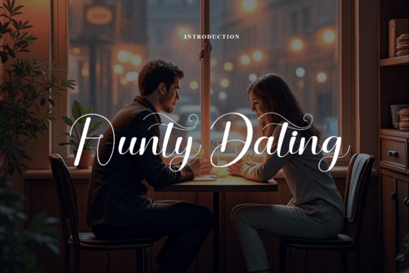Enhance Your Craft Projects with Aunty Dating Font