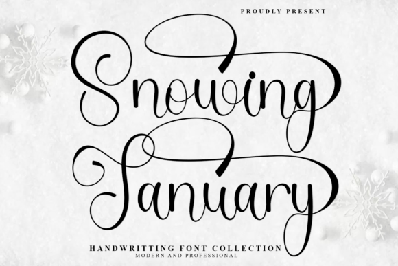Enhance Your Craft with Snowing January Font