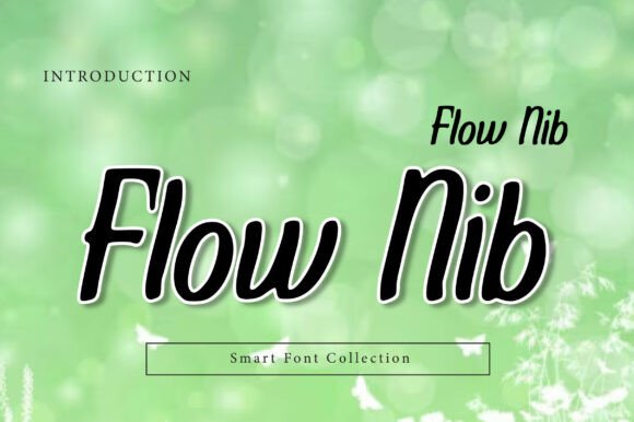 Enhance Your Web Design with Flow Nib Font