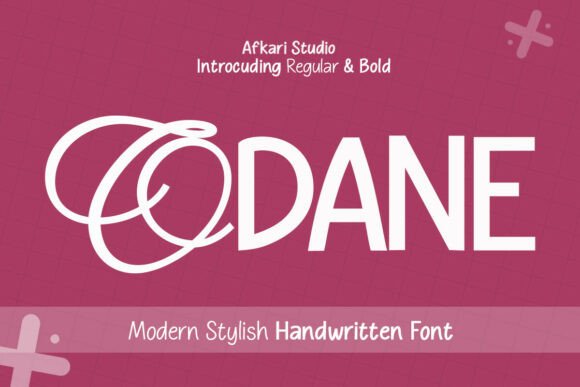 Enhance Your Web Design with Odane, the Stylish Handwritten Font