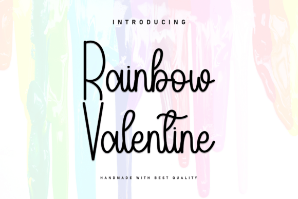 Enhance Your Web Design with Rainbow Valentine Font