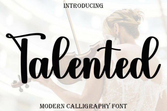 Enhance Your Web Design with Talented, a Charming Handwritten Font