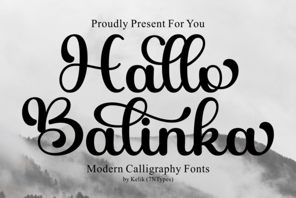 Hallo Balinka: A Fluid and Elegant Script Font