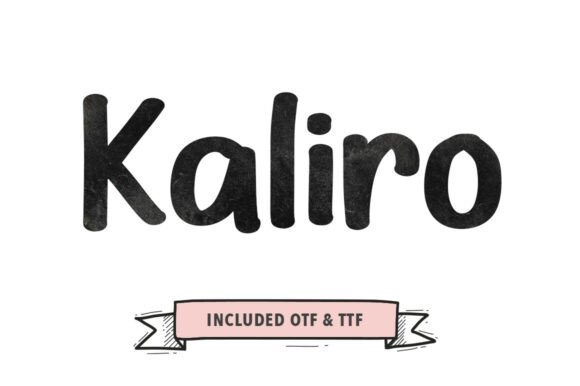 Kaliro: A Bold and Creative Font for Modern Campaigns