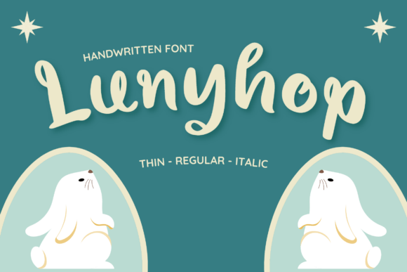 Lunyhop: A Playful Handwritten Font for Engaging Web Design