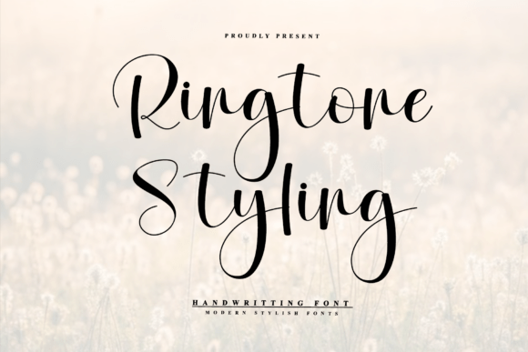 Ringtone Styling: A Charming Font for Handmade Creations