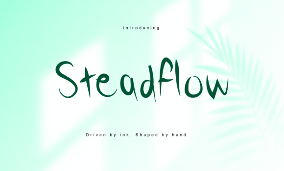 Steadflow: A Soulful Script Font for Web Design