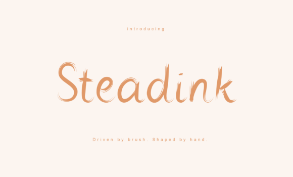 Steadink: A Handwritten Typeface for Modern Web Design