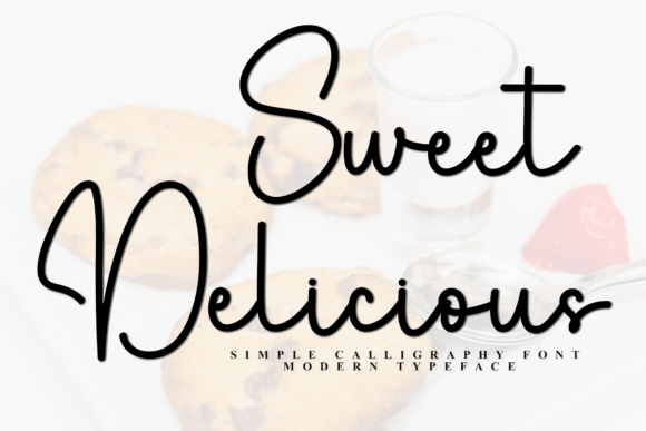 Sweet Delicious: A Graceful Script Font for Engaging Visuals