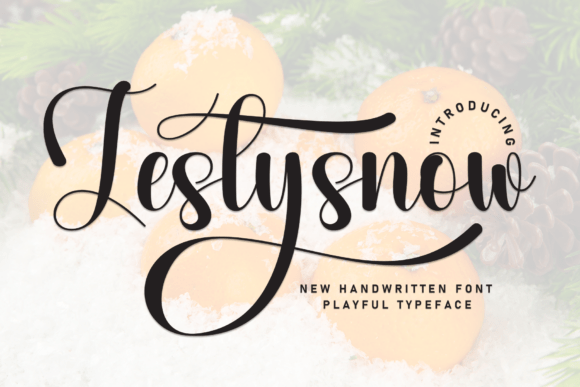 Transform Your Brand with Zestysnow: A Charming Handwritten Font