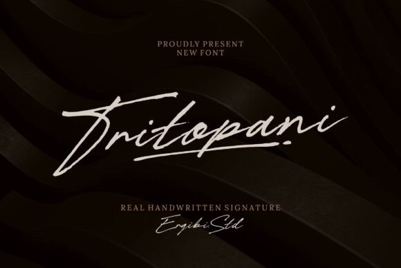 Tritopani: A Handwritten Font for Authentic Campaigns
