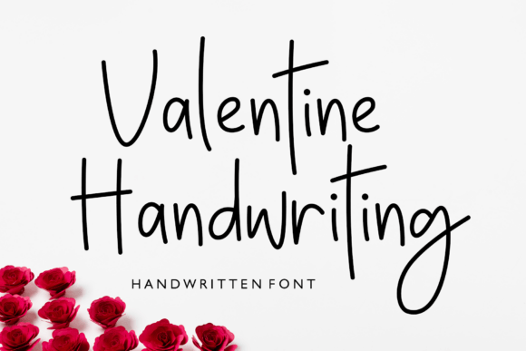 Valentine Handwriting: A Charming Font for Crafters