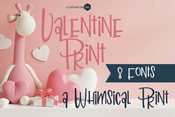 Valentine Print: A Whimsical Font for Engaging Campaigns