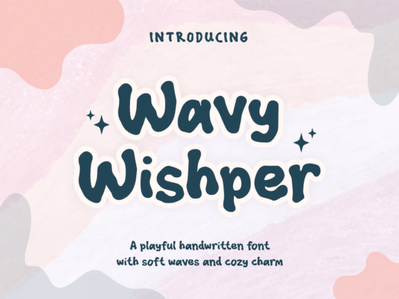 Wavy Wishper: A Playful Handwritten Font for Engaging Campaigns